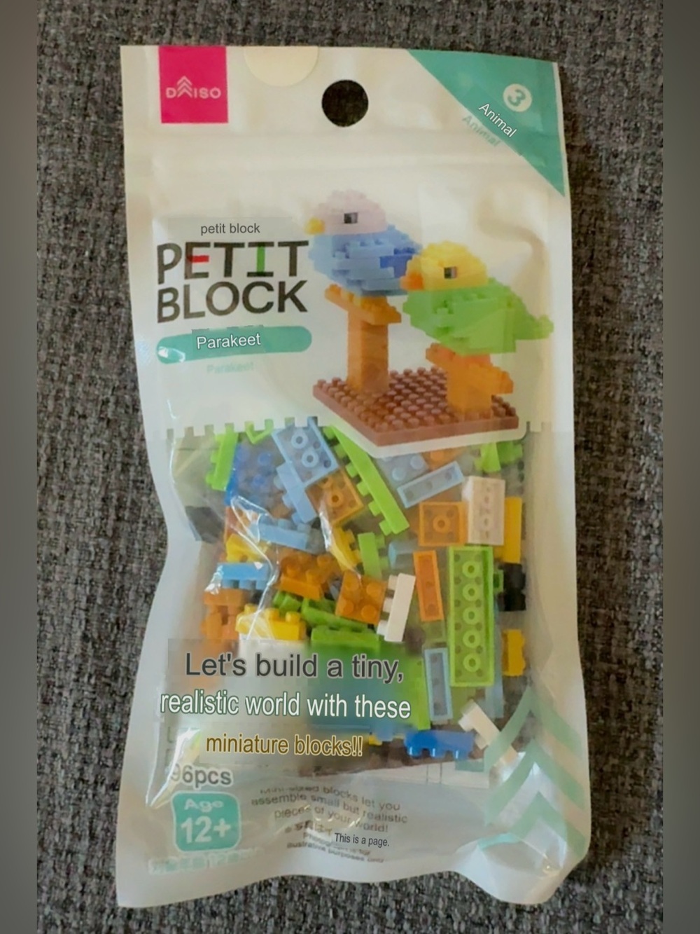 Parakeet Petit Small Building Blocks